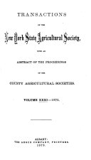 Annual Report of the New York State Agricultural Society