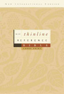 Thinline Reference Bible Book