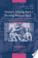 Women Writing Back   Writing Women Back