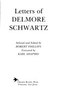 Delmore Schwartz Books, Delmore Schwartz poetry book