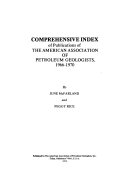 Comprehensive Index of the Publications of the     Association