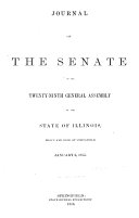 Journal of the Senate of the     General Assembly of the State of Illinois