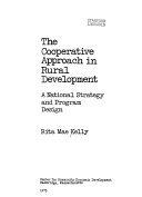 The Cooperative Approach in Rural Development