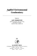 Applied Environmental Geochemistry