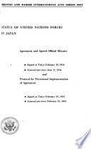 Status of United Nations Forces in Japan