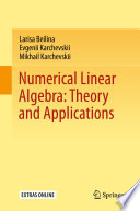 Numerical Linear Algebra  Theory and Applications Book