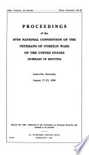 Proceedings of the 97th National Convention of the Veterans of Foreign Wars of the United States  summary of Minutes   Louisville  Kentucky  August 17 23  1996