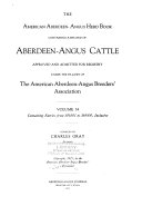 The American Aberdeen-Angus Herd-book