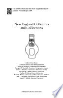 New England Collectors and Collections