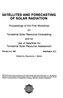 Satellites and Forecasting of Solar Radiation Book