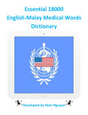 Essential 18000 Medical Words Dictionary In English Malay