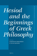 Hesiod and the Beginnings of Greek Philosophy