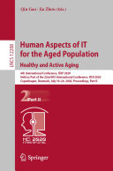 Human Aspects of IT for the Aged Population  Healthy and Active Aging