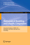 Mathematical Modelling and Scientific Computation