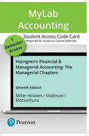 Horngren's Financial and Managerial Accounting