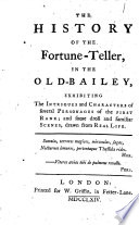 The History of the Fortune teller  in the Old Bailey