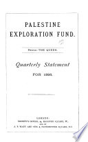 Quarterly Statement   Palestine Exploration Fund Book PDF