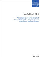 Philosophie als Wissenschaft Pdf/ePub eBook