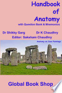 Handbook of Anatomy with Question Bank and Mnemonics