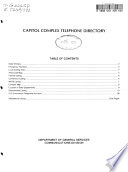 Iowa Capitol Complex Telephone Directory