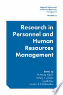 Research in personnel and human resources management /