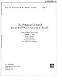 The Potential Demand for an HIV AIDS Vaccine in Brazil