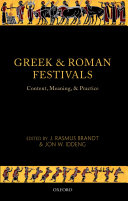 Greek and Roman Festivals Pdf/ePub eBook