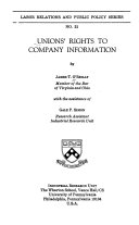 Unions' Rights to Company Information