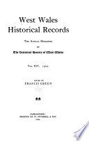 West Wales Historical Records