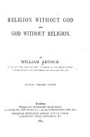 Religion Without God and God Without Religion