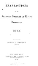 Transactions of the American Institute of Mining  Metallurgical and Petroleum Engineers