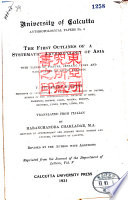 The First Outlines of a Systematic Anthropology of Asia