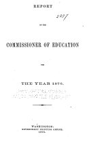 Annual Report of the Commissioner of Education