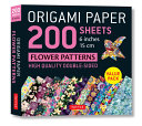 Origami Paper 200 Sheets Flower Patterns 6 in 15 Cm