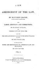 A New Abridgment of the Law [Pdf/ePub] eBook