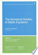The Numerical Solution of Elliptic Equations