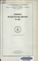 European Motion-picture Industry