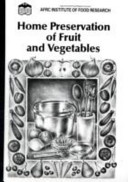 Home Preservation of Fruit and Vegetables Book