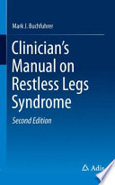 Clinician's Manual on Restless Legs Syndrome PDF Book By Mark J. Buchfuhrer