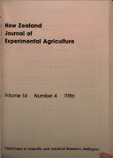 New Zealand Journal of Agricultural Research