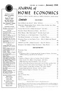 The Journal of Home Economics Book