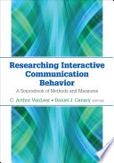 Researching Interactive Communication Behavior Book