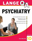 Lange Q A Psychiatry  10th Edition