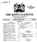 Kenya Gazette