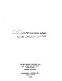 Matheson Gas Data Book Book
