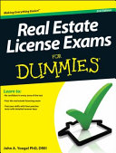 Real Estate License Exams For Dummies Book