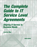 The Complete Guide to IT Service Level Agreements