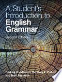 A Student s Introduction to English Grammar