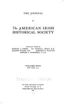 The Journal of the American Irish Historical Society    