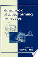 Handbook of Metalforming Processes Book